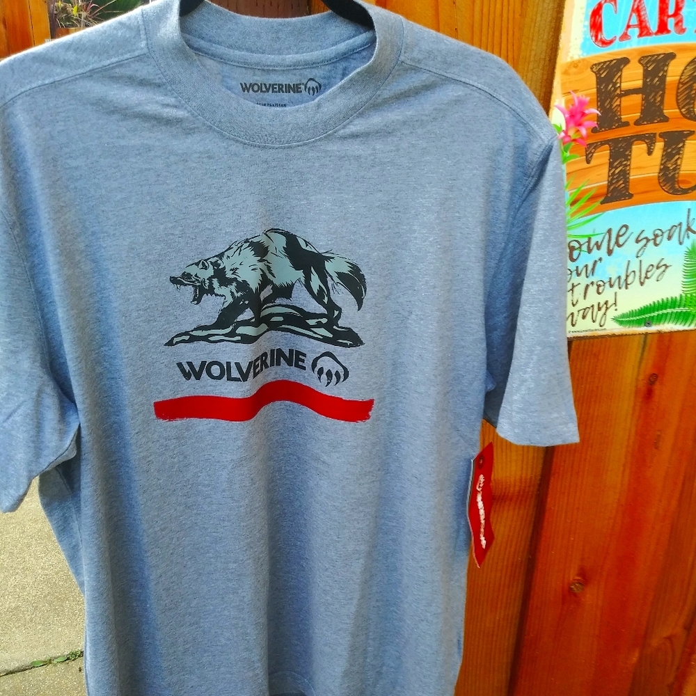 NWT Wolverine Brand Mens Sz Large Graphic T Shirt